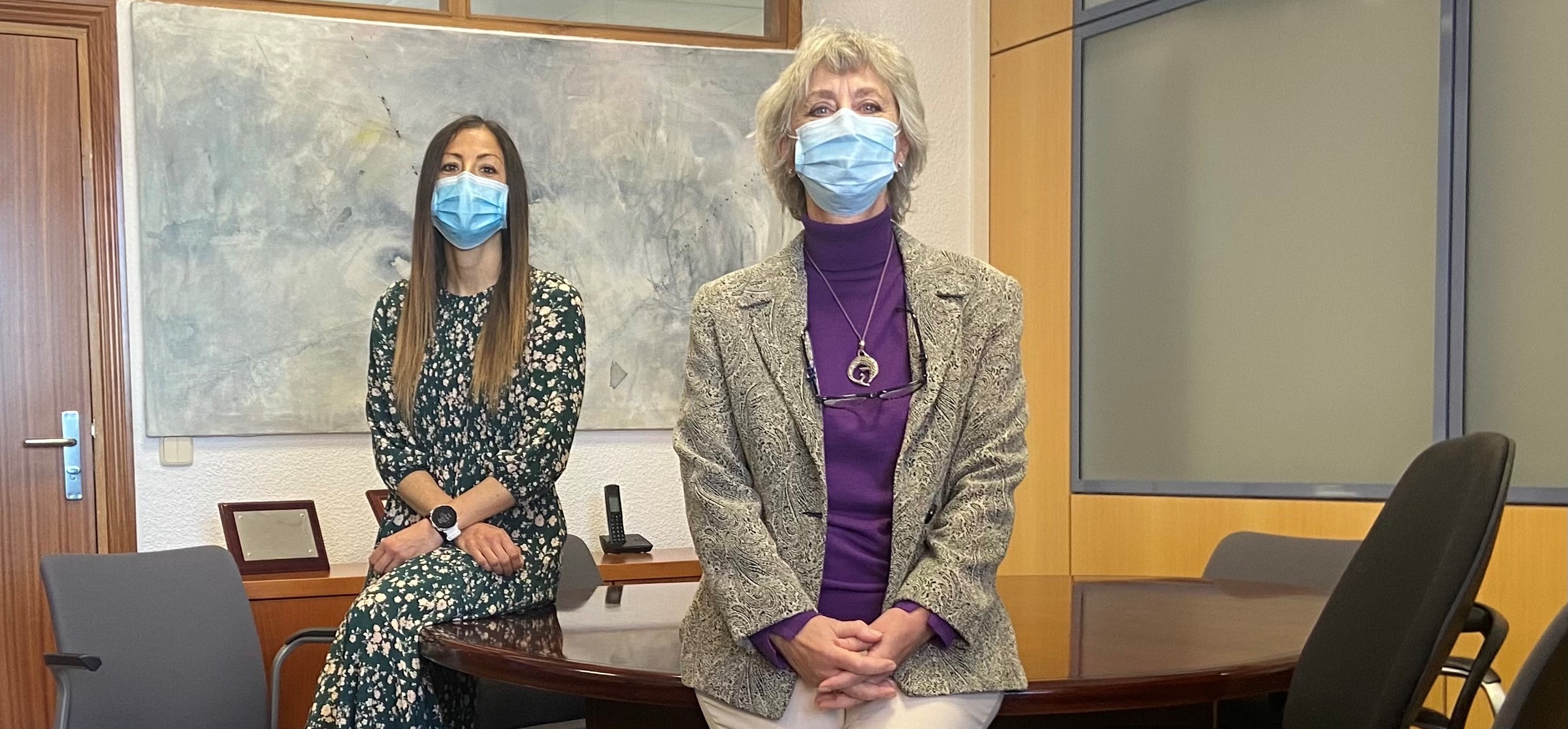 Marta Esteban López y Argelia Castaño, científica titular y directora del Centro Nacional de Sanidad Ambiental (CNSA) del ISCIII.